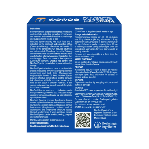 NexGard Spectra for Dogs