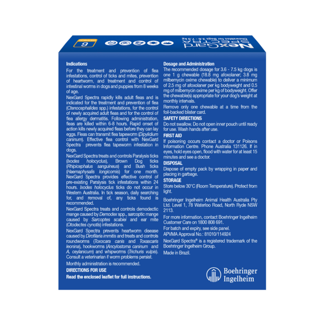 NexGard Spectra for Dogs