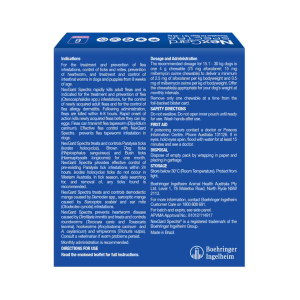 NexGard Spectra for Dogs