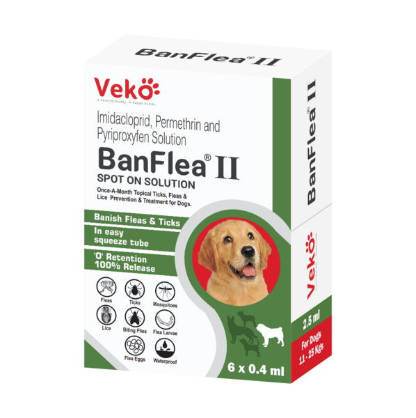 BanFlea II for Dogs (Generic Advantix II)